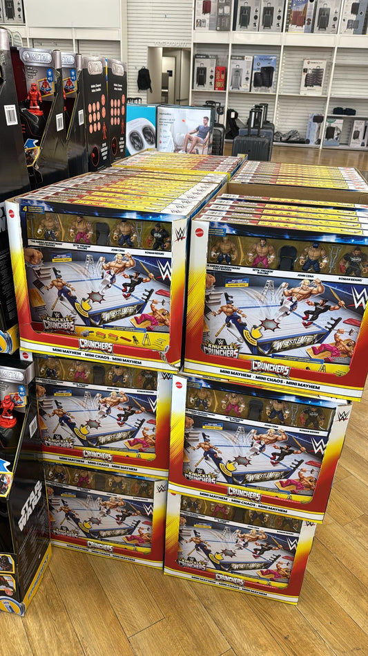 WWE Knuckle Crunchers WrestleMania Mini Mayhem Set