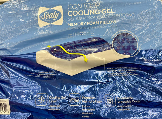 Sexty Contour Cooling Gel Memory Foam Pillow – Ultimate Support & Comfort